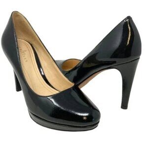 Cole Haan Nike Air Calf Black Patent Leather Pumps - Size 5